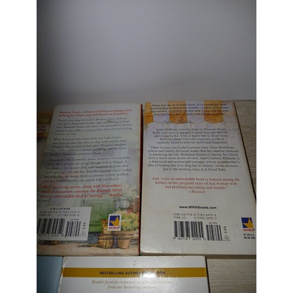 Lot of 5 Paperback Books by Debbie Macomber Romance 4 Are Blossom Street Series - Picture 12 of 13